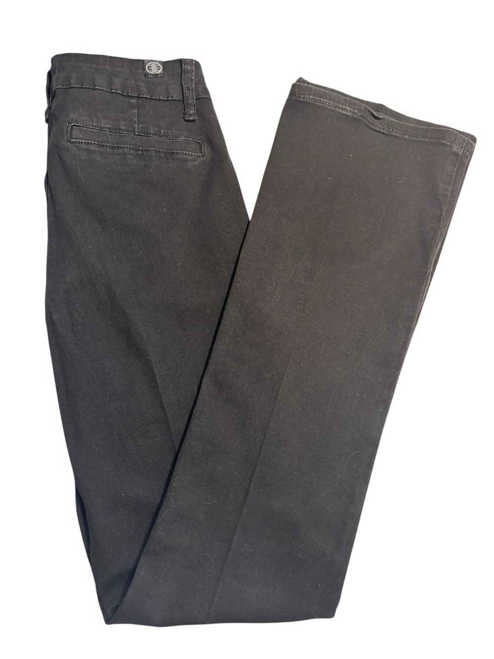 Elite Jeans Boot-Cut Pants Size 5 Jrs Black Classic Flare Y2K Cotton Stretch - Picture 7 of 15
